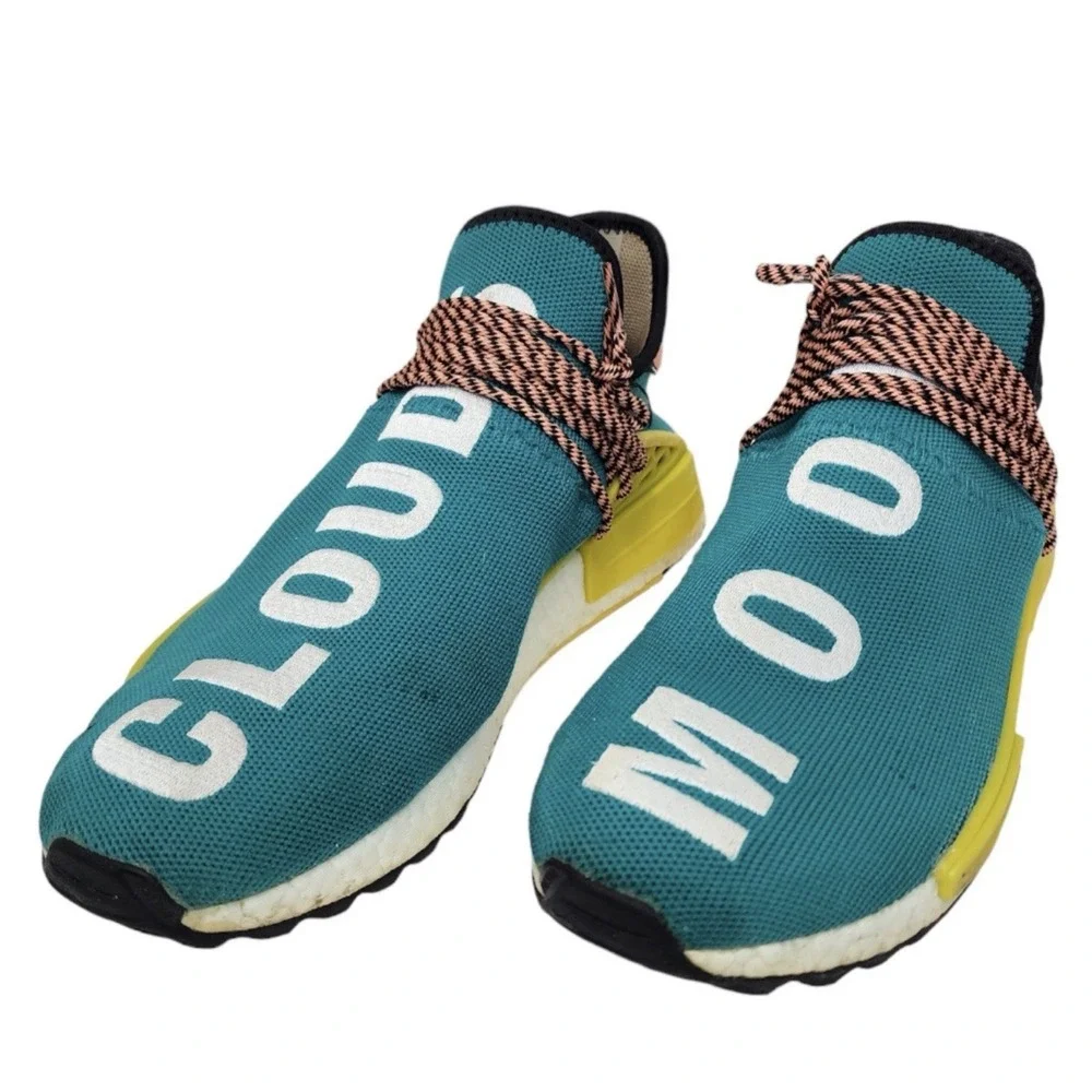 adidas Pharrell NMD Human Race Trail Sun Glow AC7188 Men's Size 9 Hu 2017